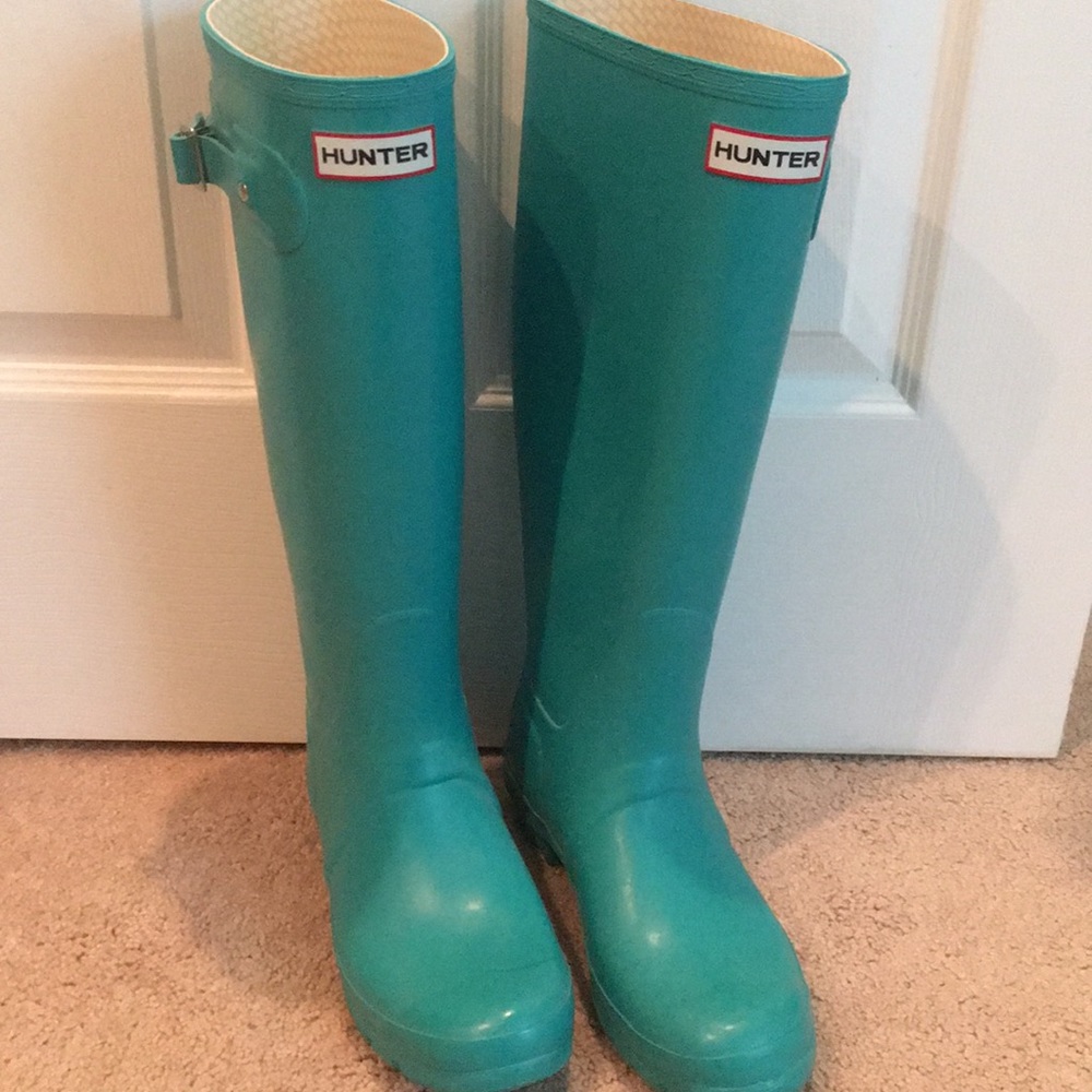 Hunter boots- EUC